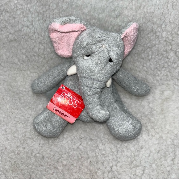 Luv Pets sad elephant 6" plush Zanzibar Russ Berries perfect for small hands - Picture 2 of 9